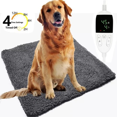 26"X20"Electric Pet Heating Pad Warmer Bed for Cat Dog Indoor Outdoor Waterproof - Image 1 of 4