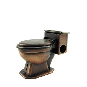 1:12 Scale Metal Toilet Dollhouse Miniature Accessory Die Cast Pencil Sharpener - Picture 1 of 3