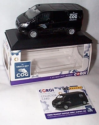 VANGUARD 1/43 2022 FORD TRANSIT 300L1 RICHARD HAMMOND SMALLEST COG BLACK VA15105 - Image 1 of 2