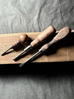 Three Vintage Flathead Screwdrivers - Image 1 of 4