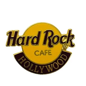 Hard Rock Cafe Pin Hollywood Classic Logo gelb - Bild 1 von 4
