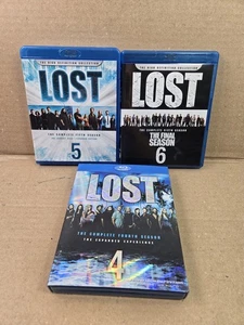 Lost Seasons 4-6 (Blu-ray Box Sets) Four, Five, Final Season Six 4,5,6 Used Cond - Picture 1 of 10