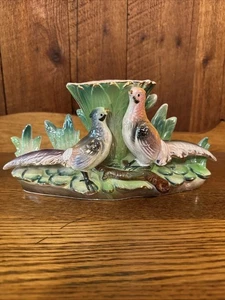 Maceta de faisán MCM Lusterware vintage ~ jarrón ~ Japón ~ década de 1950 - Imagen 1 de 14
