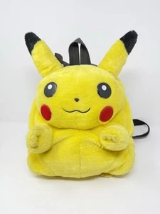 Vintage Pikachu Pokémon Plush Bag Backpack Rucksack Hasbro Nintendo Year 2000 - Foto 1 di 9