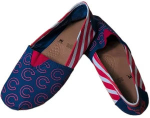 Zapatos sin cordones de lona de los Chicago Cubs MLB Team Beans talla M para mujer - Imagen 1 de 9