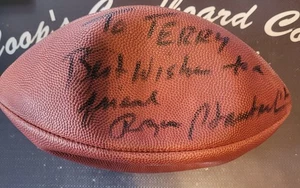 Official Wilson Football Roger Stuabach Auto Autograph Cowboys Navy Inscribed - Picture 1 of 2