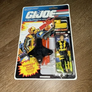 Traje húmedo vintage GI Joe ARAH sello negro y amarillo 1991 - Imagen 1 de 5