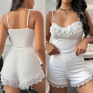 Womens Lingerie Set Sexy Pajamas Sleepwear Lingerie Set Underwear Outfits Nighty - Picture 1 of 13