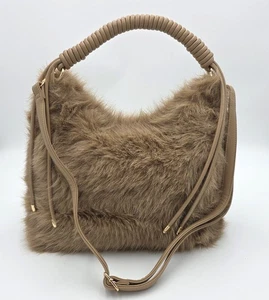 Bolso de mano XXL elegante imitación piel Hobo Shopper marrón 3603 - Imagen 1 de 5