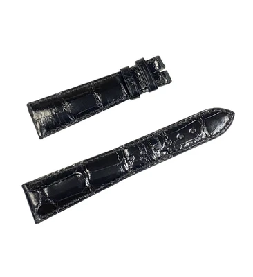 Genuine Patek Philippe Black Alligator Leather Band Strap 20 mm x 16 mm - Image 1 of 3