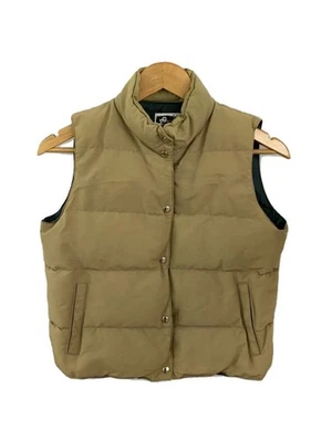 Mens Engineered Garments Engineered Garments Down Vest Cotton BEG Solid - Image 1 of 4