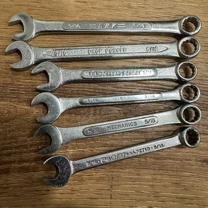 Lot of 6 - 5/16" Combination Wrench 12 Pt SEK Workman's P&C 100 Wilmar Mechanics - Foto 1 di 5