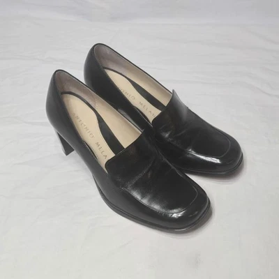 Antonio Melani Bomba Cuero Negro Oxford Talla 5.5 51/2 Foto 1 de 4