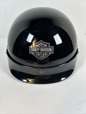 Medio casco Harley Davidson Midway DOT L con bolsa de almacenamiento negro brillante 98249-06V Foto 1 de 4
