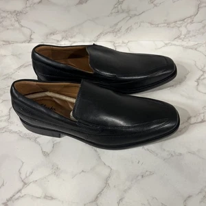 Herren Tilden Free schwarze Slipper elegante Schuhe von Clarks Collection GRÖSSE 8,5 - Bild 1 von 5