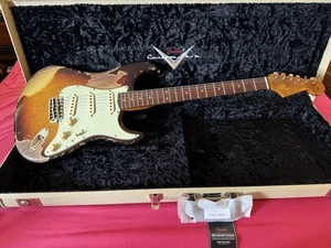 Fender Custom Shop 1963 Stratocaster Heavy Relic 3 Color Sunburst Metallic - Picture 1 of 13
