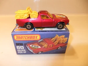 Matchbox Superfast Model No. 60 Holden Pick-Up Truck 1977 - Picture 1 of 8