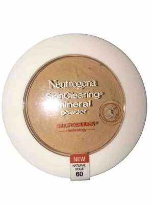 Neutrogena SkinClearing Mineral Powder, Natural Beige 60, 0.38 oz - Image 1 of 4
