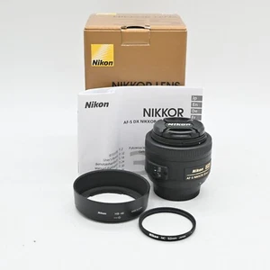 [Top Mint] NIKON AF-S NIKKOR 35mm F/1.8 G DX Lens HB-46 Hood JAPAN #4582 - Picture 1 of 13