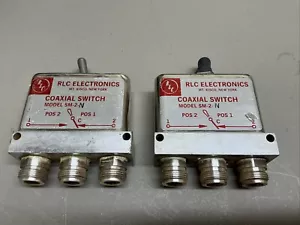 RLC Elec. 2 Interruttore coassiale trasmissione radiofrequenza SM-2-N 5985-01-274-9259 - Foto 1 di 9