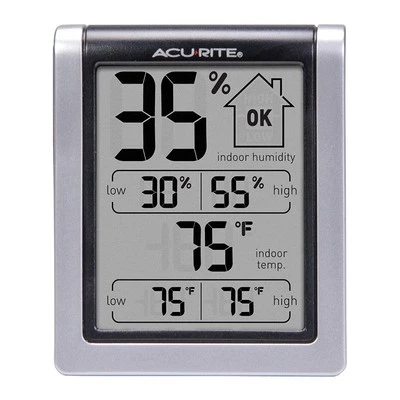 DIGITAL TEMPERATURE & HUMIDITY MONITOR THERMOMETER FOR HOME OR EGG INCUBATORS - Image 1 of 3