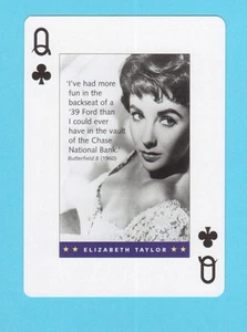 Tarjeta de juego Elizabeth Taylor Butterfield 8 cita de película - Imagen 1 de 1