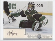 2006-07 Upper Deck Be A Player Portraits Signature Marty Turco #SP-MT Auto