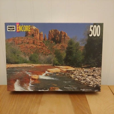 Vintage Rose Art Encore 500 Piece Puzzle Red Rock Crossing AZ Sealed - Image 1 of 4