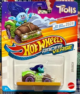 Hot Wheels 2024 Racer Verse Series Trolls RAMO #HRT34 scala 1:64 pressofuso - Foto 1 di 2