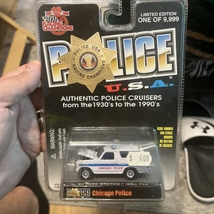 Racing Champions Polizei USA Ausgabe #86 '80 Ford Bronco 1:64 Druckguss - Bild 1 von 5