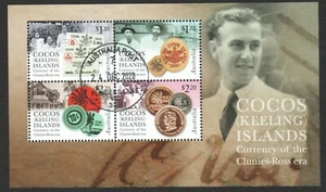 AUSTRALIA COCOS(KEELING) ISLAND 2020 CURRENCY OF THE CLUNIES ROSS ERA SHEET USED - Picture 1 of 1