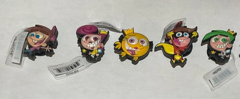 JUEGO JIBBITZ PADRES BASTANTE EXTRAÑOS - (Timmy T/Cleft/Wanda/Cosmo/Wanda Fish) RARO NUEVO Foto 1 de 1