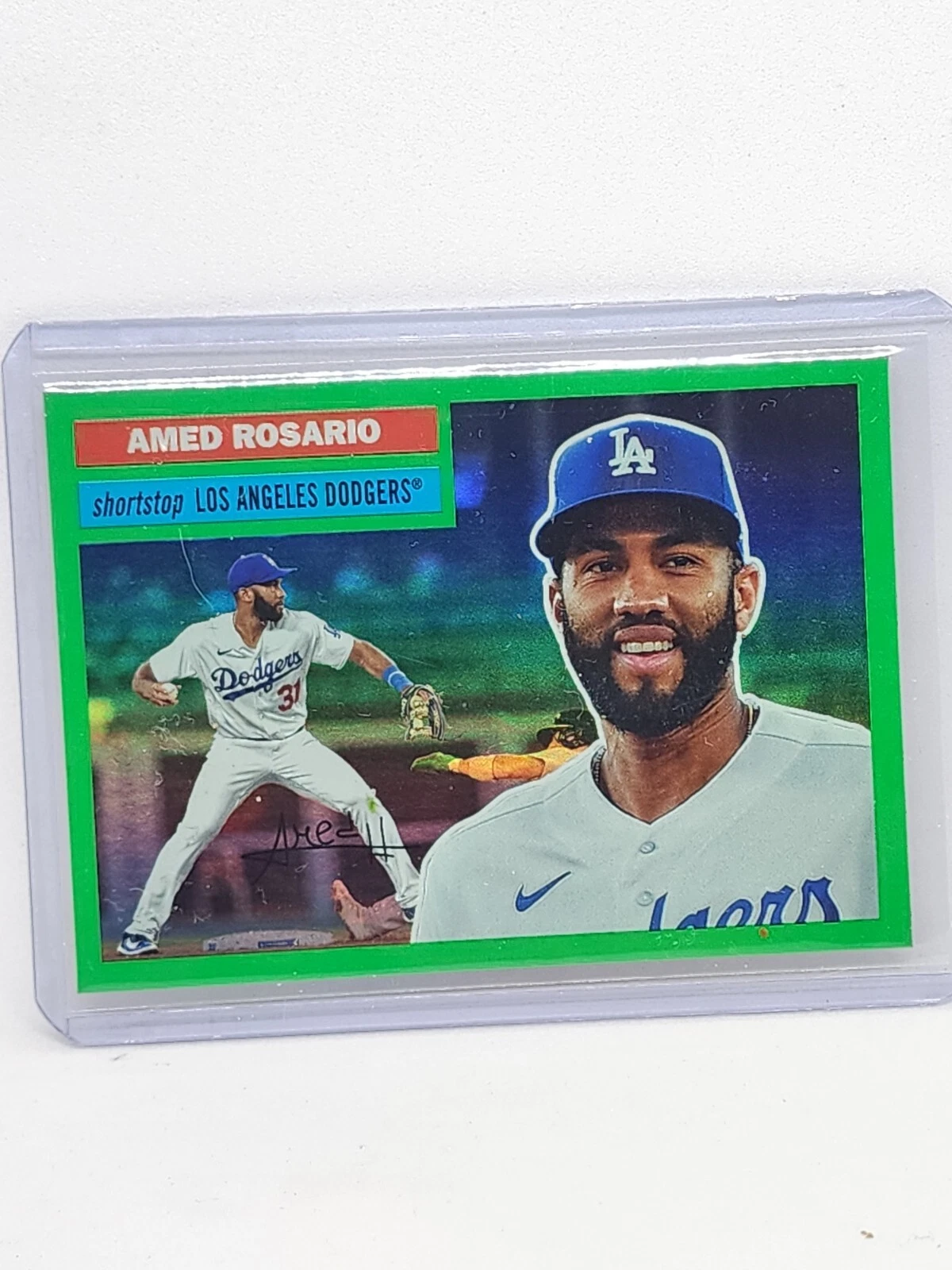 2023 Topps Archives Amed Rosario #5 Green Foil /99 Insert