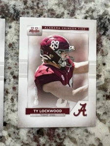2023 BOWMAN U ALABAMA CRIMSON TIDE FOOTBALL CARD TY LOCKWOOD #75 - Picture 1 of 1
