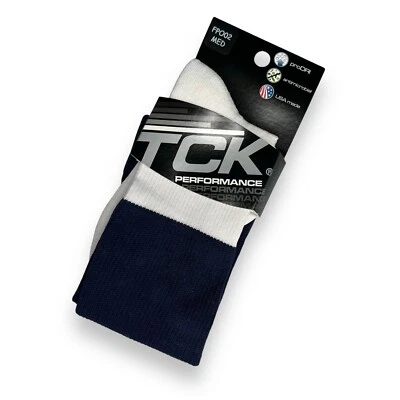 Calcetines TCK Performance Blanco Azul Talla Mediana 6-9 Foto 1 de 2