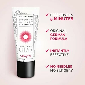 VITAYES Instant Ageback Anti-Aging Facelift Cream (15 ml Tube) - Picture 1 of 12
