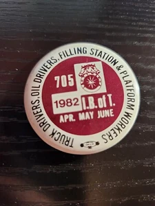 Truck Drivers, Oil Drivers, Filling Station Local 705 Pin - Int. Brother Teamste - Picture 1 of 3