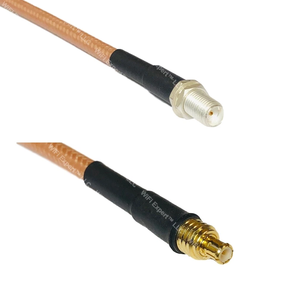 RG400 SMA FEMALE to MCX MALE RF Cable FAST-SHIP LOT - Image 1 of 1