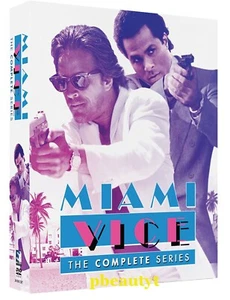 Miami Vice The Complete TV Series (DVD, 20-Disc Set, Seasons 1-5)New - Picture 1 of 4