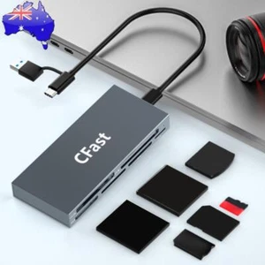 5Gbps USB C CFast 2.0 Card Readers USB 3.0 USB C for CFast/CF/MS/SD/TF/XD Card - Afbeelding 1 van 11