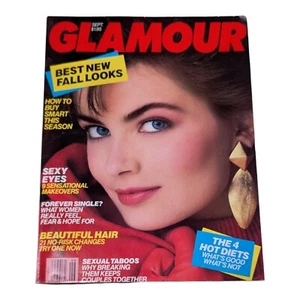 1986 SEPTEMBER GLAMOUR MAGAZINE - PAULINA PORIZKOVA COVER - SP 4411 37123 - Picture 1 of 4