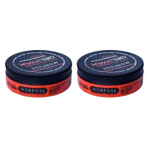 2 X Morfose Aqua Shinning Pro-Style Hair Gel Wax Orange Melon Scented 175ml TWO - Picture 1 of 5