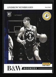 Andrew Nembhard 2022-23 Panini Instant Black & White RC #BW-31 Indiana Pacers - Bild 1 von 2