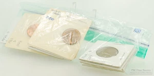 18 Lincoln Head Memorial $0.01 (one cent penny) US coins, circulated, 1959-1975 - Picture 1 of 2