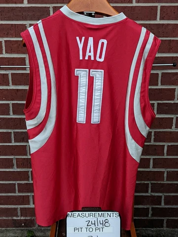 NBA HOUSTON ROCKETS BASKETBALL SHIRT JERSEY CHAMPION YAO MING #11 FAST SHIPPING Cover