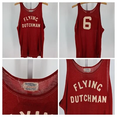 Russell Athletic Vintage 30s 40s FLYING DUTCHMAN Loopstitch Basketball Jersey - Image 1 of 4
