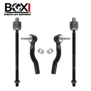 4pcs Front Inner + Outer Tie Rod Ends for Lincoln Town Car 2003-2011 - Picture 1 of 8