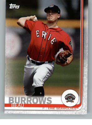 2019 Topps Pro Debut 110 Beau Burrows - Erie SeaWolves - Image 1 of 2