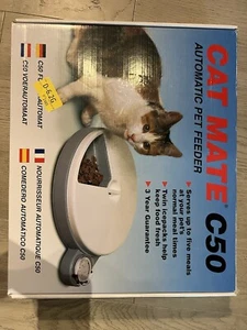 Cat Mate C50 Automatic Feeder 5-Day for Cats And Small Dogs Tested Working - Picture 1 of 5