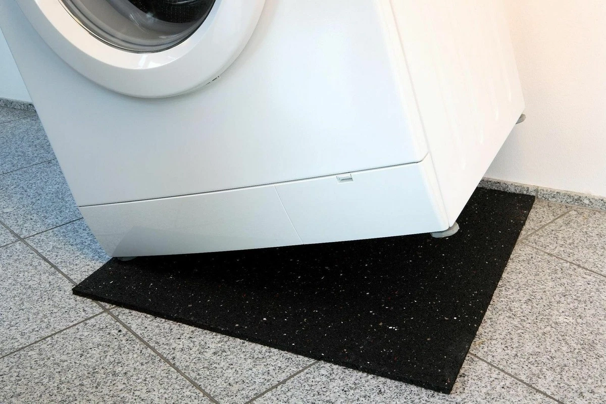 Conny Clever Anti-Vibrationsmatte Für Waschmaschine – 60 X 60 Cm, Schwarz, Rutschfest & Schalldämmend